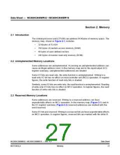 浏览型号MC908MR32CFUE的Datasheet PDF文件第27页