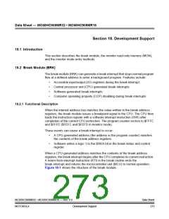 浏览型号MC908MR32CFUE的Datasheet PDF文件第273页