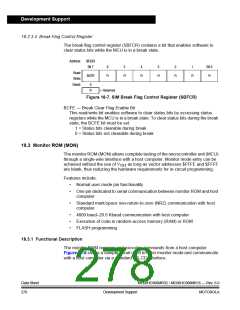 浏览型号MC908MR32CFUE的Datasheet PDF文件第278页
