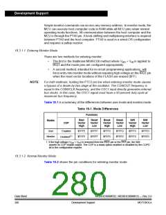 浏览型号MC908MR32CFUE的Datasheet PDF文件第280页