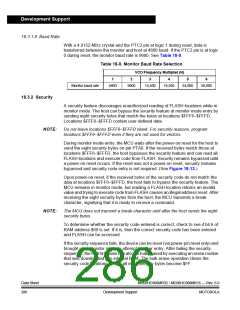 浏览型号MC908MR32CFUE的Datasheet PDF文件第286页