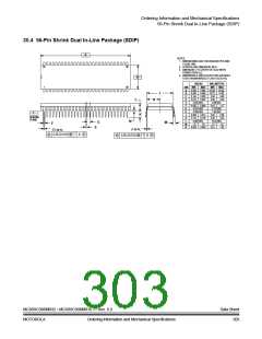 浏览型号MC908MR32CFUE的Datasheet PDF文件第303页