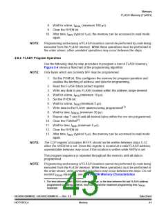 浏览型号MC908MR32CFUE的Datasheet PDF文件第43页