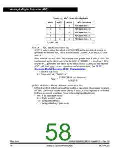 浏览型号MC908MR32CFUE的Datasheet PDF文件第58页