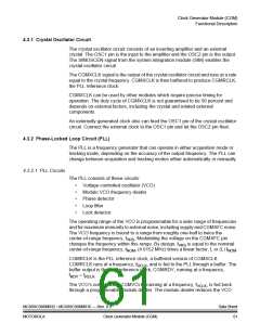 浏览型号MC908MR32CFUE的Datasheet PDF文件第61页