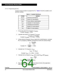 浏览型号MC908MR32CFUE的Datasheet PDF文件第64页