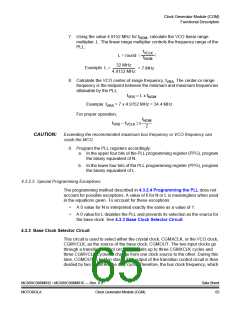 浏览型号MC908MR32CFUE的Datasheet PDF文件第65页