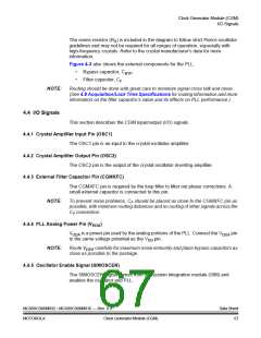 浏览型号MC908MR32CFUE的Datasheet PDF文件第67页