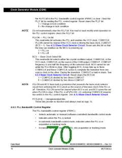 浏览型号MC908MR32CFUE的Datasheet PDF文件第70页