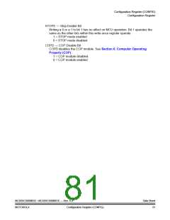 浏览型号MC908MR32CFUE的Datasheet PDF文件第81页