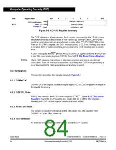 浏览型号MC908MR32CFUE的Datasheet PDF文件第84页