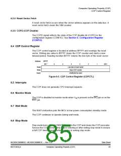 浏览型号MC908MR32CFUE的Datasheet PDF文件第85页
