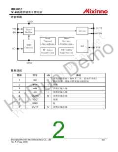 浏览型号MIX2052的Datasheet PDF文件第2页