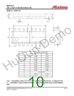 浏览型号MIX3018的Datasheet PDF文件第10页