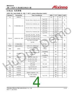 浏览型号MIX3018的Datasheet PDF文件第4页