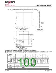 浏览型号MX25L12835F-M2I-10G的Datasheet PDF文件第100页