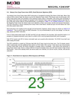 浏览型号MX25L12835F-M2I-10G的Datasheet PDF文件第23页