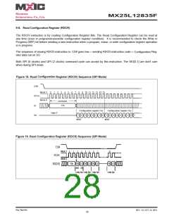 浏览型号MX25L12835F-M2I-10G的Datasheet PDF文件第28页