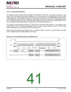 浏览型号MX25L12835F-M2I-10G的Datasheet PDF文件第41页