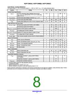 浏览型号NCP1399AA的Datasheet PDF文件第8页
