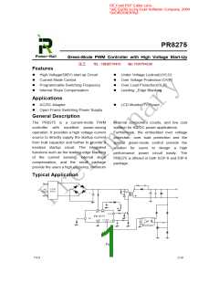 浏览型号PR8275的Datasheet PDF文件第1页