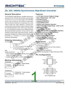 浏览型号RT8284N的Datasheet PDF文件第1页
