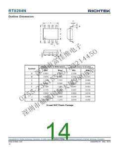 浏览型号RT8284N的Datasheet PDF文件第14页