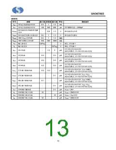 浏览型号SH367003X的Datasheet PDF文件第13页