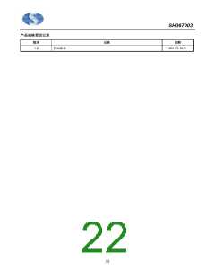 浏览型号SH367003X的Datasheet PDF文件第22页