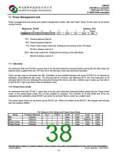 浏览型号SM5953W44JP的Datasheet PDF文件第38页