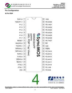 浏览型号SM5953W44JP的Datasheet PDF文件第4页