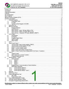 浏览型号SM5958W40PP的Datasheet PDF文件第1页