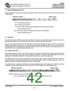 浏览型号SM5958W44JP的Datasheet PDF文件第42页