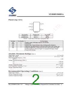 浏览型号SY8089的Datasheet PDF文件第2页