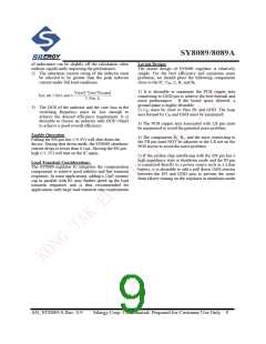 浏览型号SY8089的Datasheet PDF文件第9页