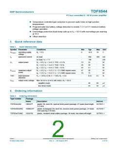 浏览型号TDF8544的Datasheet PDF文件第2页