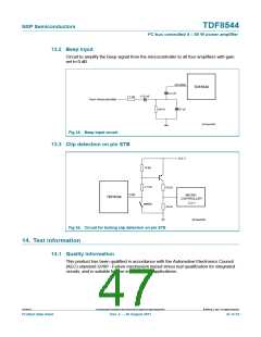 浏览型号TDF8544的Datasheet PDF文件第47页