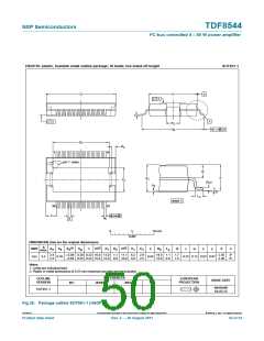 浏览型号TDF8544的Datasheet PDF文件第50页