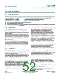 浏览型号TDF8544的Datasheet PDF文件第52页