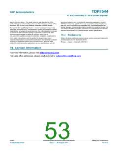 浏览型号TDF8544的Datasheet PDF文件第53页