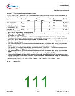 浏览型号TLE9879QXA40的Datasheet PDF文件第111页
