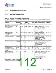 浏览型号TLE9879QXA40的Datasheet PDF文件第112页