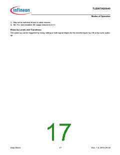 浏览型号TLE9879QXA40的Datasheet PDF文件第17页