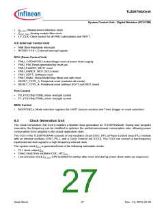 浏览型号TLE9879QXA40的Datasheet PDF文件第27页
