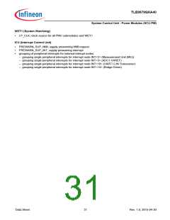 浏览型号TLE9879QXA40的Datasheet PDF文件第31页