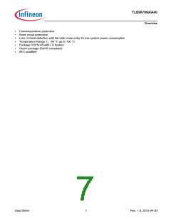 浏览型号TLE9879QXA40的Datasheet PDF文件第7页