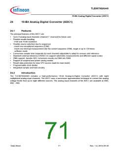 浏览型号TLE9879QXA40的Datasheet PDF文件第71页
