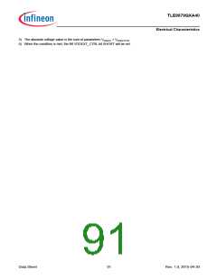 浏览型号TLE9879QXA40的Datasheet PDF文件第91页