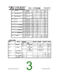 浏览型号TM1621C的Datasheet PDF文件第3页