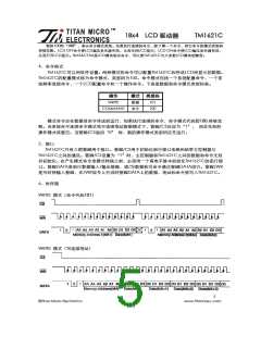 浏览型号TM1621C的Datasheet PDF文件第5页